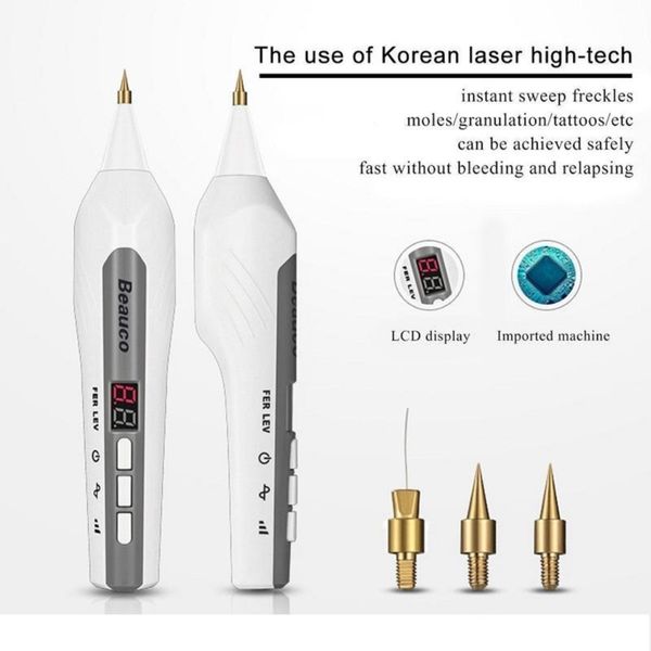 2020 neue Tragbare Laser Sommersprossen Entfernung Stift Tattoo Entfernung schönheit maschine Maulwurf Warzen Dark Spot Stift Schönheit Ausrüstung salonhome verwenden