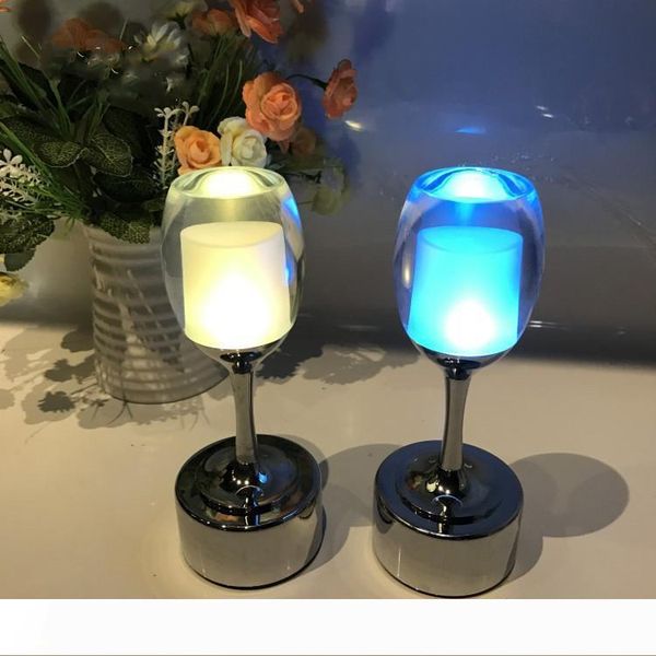 

led bar lamp charging small night light touch creative restaurant cafe wine nostalgic bar table lamp