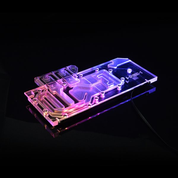 

syscooling graphics card water cooling block for gigabyte gv-n1070wf2 liquid watercooling