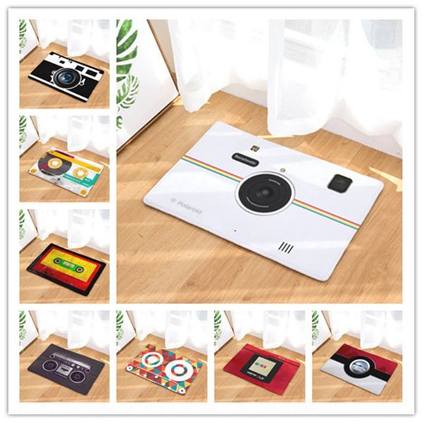 

bklol car album printing floor door digital printing floor bathroom kitchen bathroom non-slip album non-slip mat strip water absorbing anti