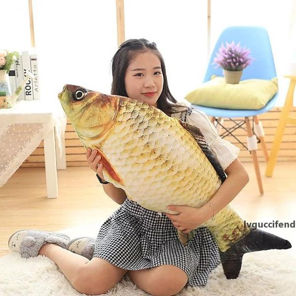 

plush crucian carp pillow big fish pillow simulation doll cartoon child toys lovely various sizes the new 25ry c1