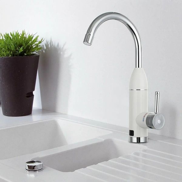 

instant electric faucet tap water heater led display bathroom kitchen
