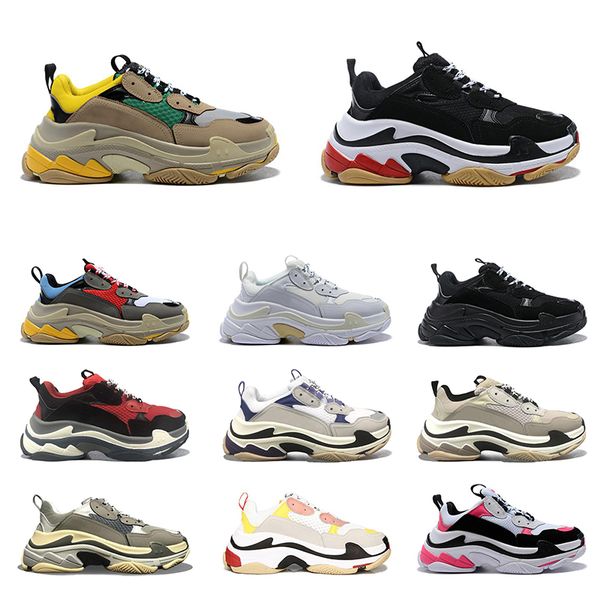 

triple s platform paris 17fw outdoor sneaker for men women black red white green designer casual dad shoes tennis increasing sneakers