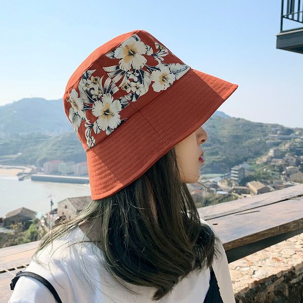 

fisherman bucket bucket female korean style all-match art leisure student basin hat sun-proof sun hat children's tide, Blue;gray