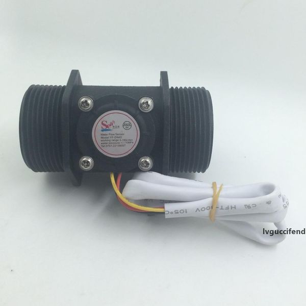 

wholesale-g1.5, dn40 water flow sensor, industrial flow meter 1.5 water flow flowmeter counter hall sensor switch meter 5-150l/min