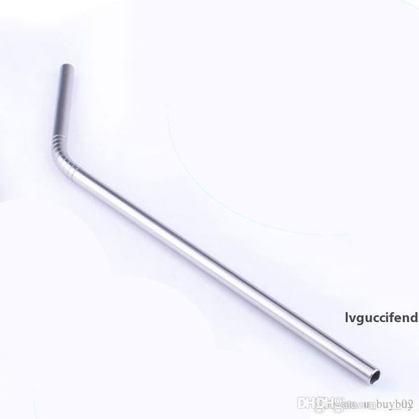 

stainless steel bent straw steel drinking straws 8.5 10g reusable eco metal drinking straw bar drinks party stag