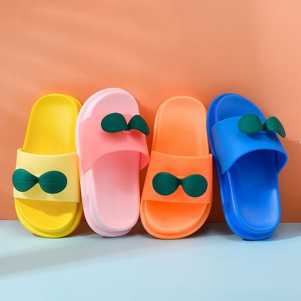 

children' cute cartoon leaf children children sandals children' slippers indoor non-slip home slippers seaside holiday sandals, Black;grey
