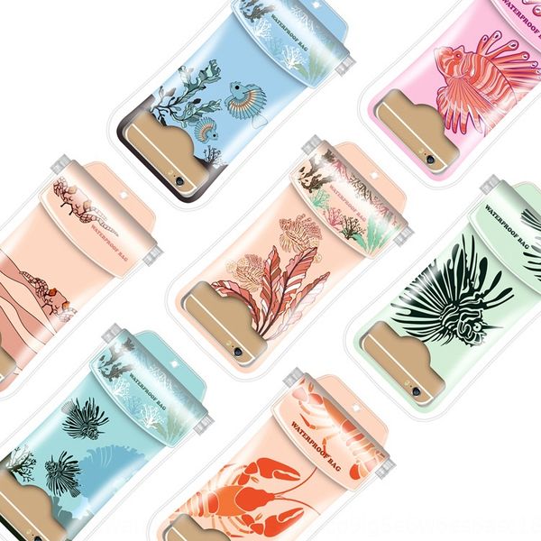 

underwater world large transparent swimming products touch screen mobile phone bag waterproof bag waterproof mobile phone cover