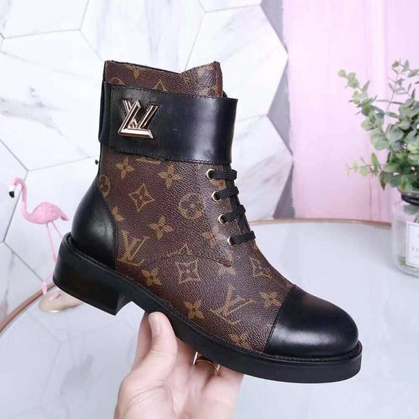 

women fashion shoes luxury martin boot snow boots chaussures de femme casual luxury women casual shoes bottes femmes wonderland flat ranger, Black