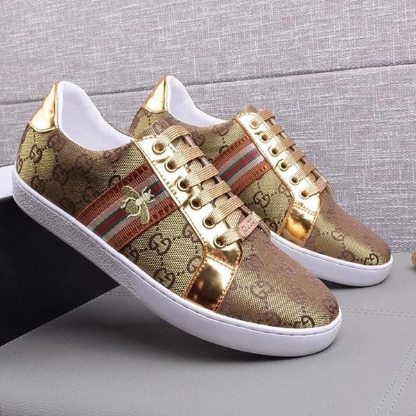 

luxury men 's shoes lightweight footwears lace -up low casual sports men shoes fashion sneakers scarpe sportive da uo, Black