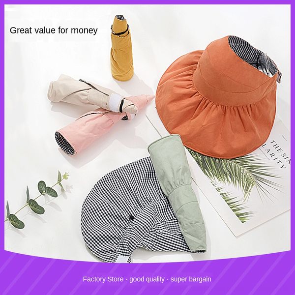 

2020 empty bucket bucket outdoor travel sun women's large eaves sun hat women's fisherman hat, Blue;gray