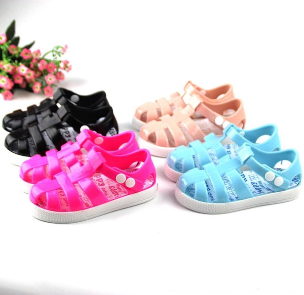 

new and shoes brazil grendene same two-color roman children's shoes sandals children's sandals, Black;red