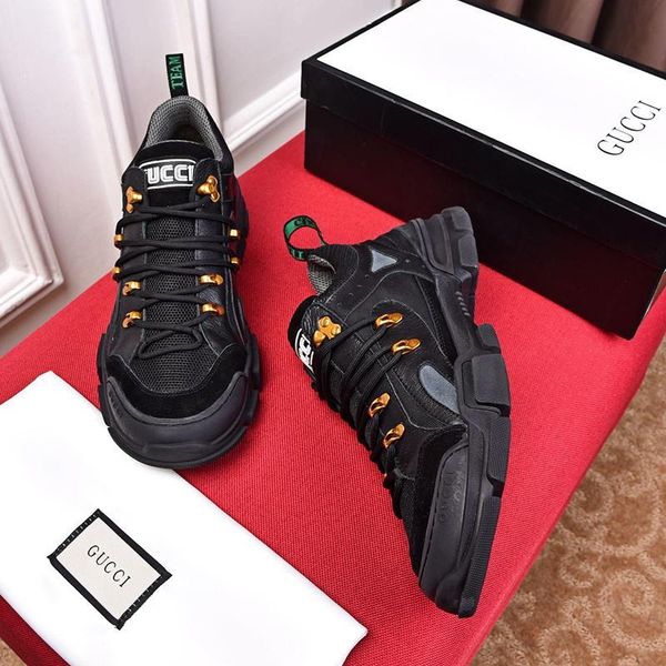 

men 's flashtrek sneaker mens shoes herren sportschuhe comfortable fashion classic plus size shoes lace -up vintage men s, Black