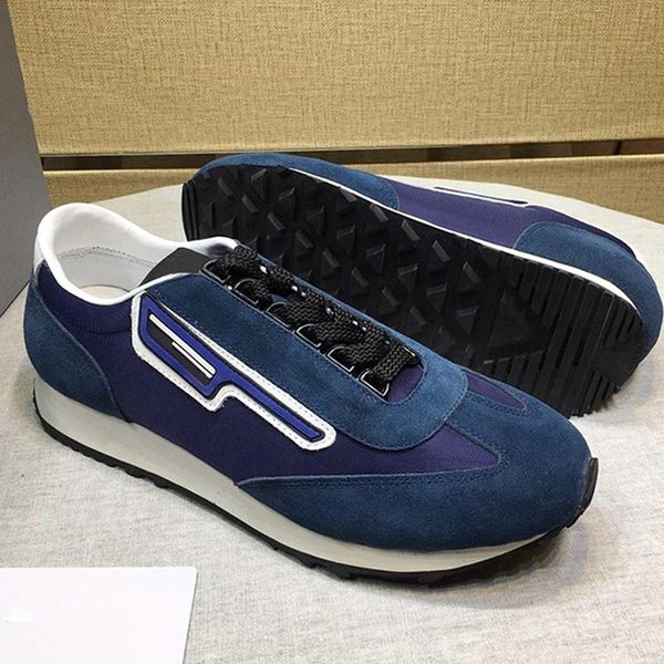 

suede and nylon sneakers men 's shoes drop ship autumn and winter fashion soft footwears lightweight outdoor walking men, Black