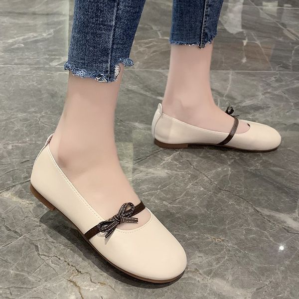 

ladies flat shoes women shoes woman 2020 spring autumn comfortable plus size casual female slip on lace up ballet flats, Black