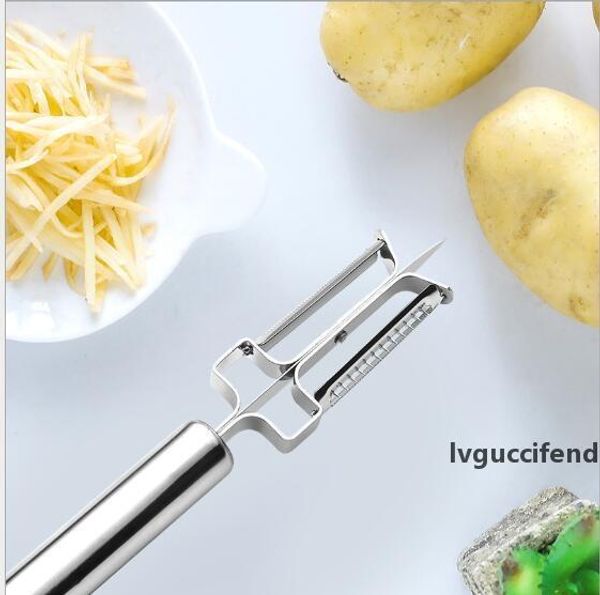 

creative multifunctional stainless steel peeler planer apple vegetable melon grater three-in-one fruit knife