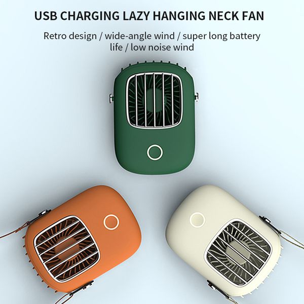 

tioodre car fan usb charging mini handheld outdoor sports office radiator low noise electric fan 3 colors optional portable