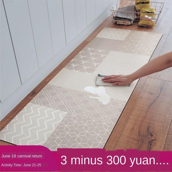 

foot коврик nordic водонепроницаемой дверь стираемой нескользящого входа полоса ковра кухня коврик бытового пвх ковер смыв свободного масло