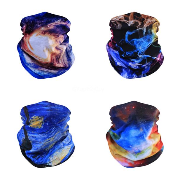 

ice silk sunscreen triangle scarf printing riding half face mask balaclavas breathable bandana multifunctional mask magic scarf#284, Black