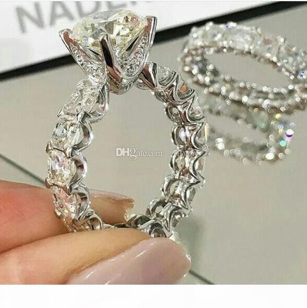 

exclusive lady's 925 sterling silver square simulated diamond cz paved stone 2 statement wedding band ring sets jewelry for women