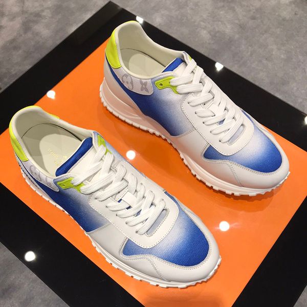 

run away sneaker 2020 new season fashion luxury men casual shoes designer men sneakers high-quality breathable men leather tennis shoes k02, Black