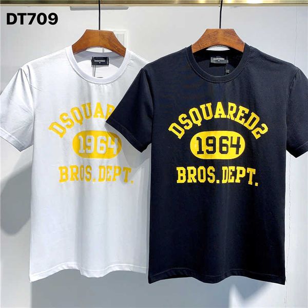 

dsquared2 dsq2 ss20 нового прибытия верхнего качество d2 одежды для мужчин футболки для печати улицы износ тройники с коротким рукавом -3xl, White