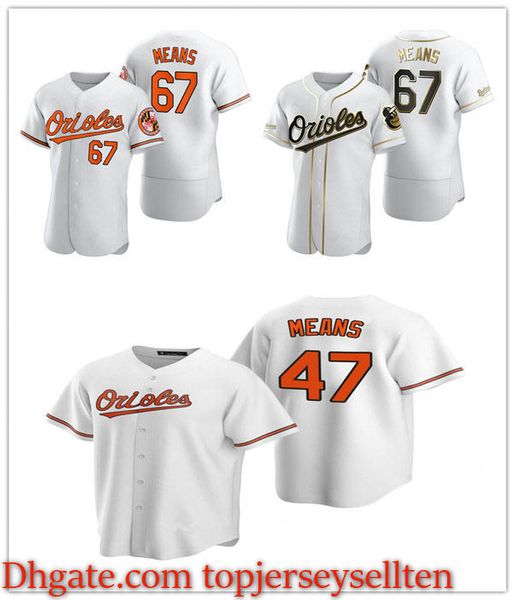 

baltimore orioles men women youth 67 john means 2020 authentic baseball jersey, Black