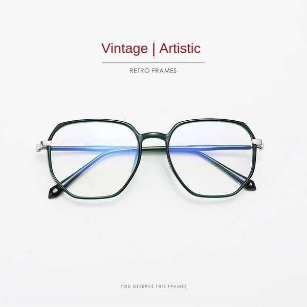 

if1cw 9002 ultra light tr90 women's fashionable irregular optical frame can glasses glasses be equipped with anti-blue transparent fram, Silver
