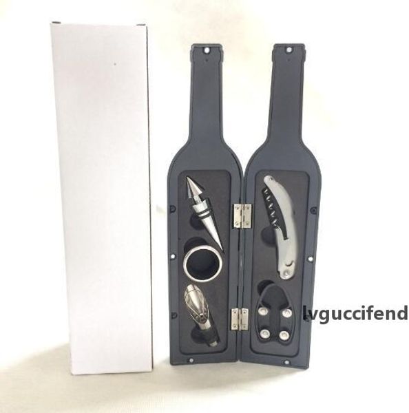 

new creative high-end multi-function wine bottle opener customized simple stainless steel wine bottle opener