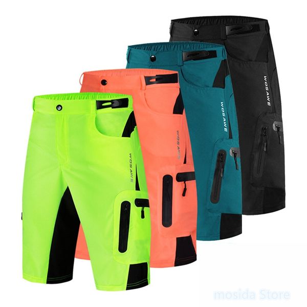 

10pcs outdoor leisure hiking shorts off-road mountain bike professional riding breathable wicking five points shorts