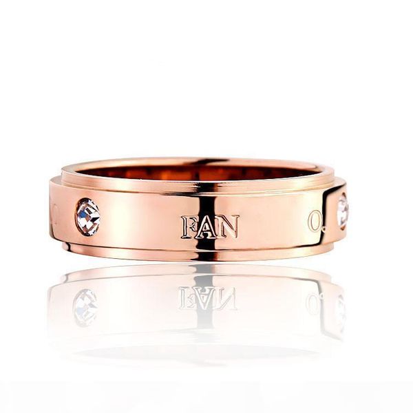 

l factory direct sales titanium steel t ring arc version diamond engraving rings joker men and women couple titanium steel ring jewelr, Silver