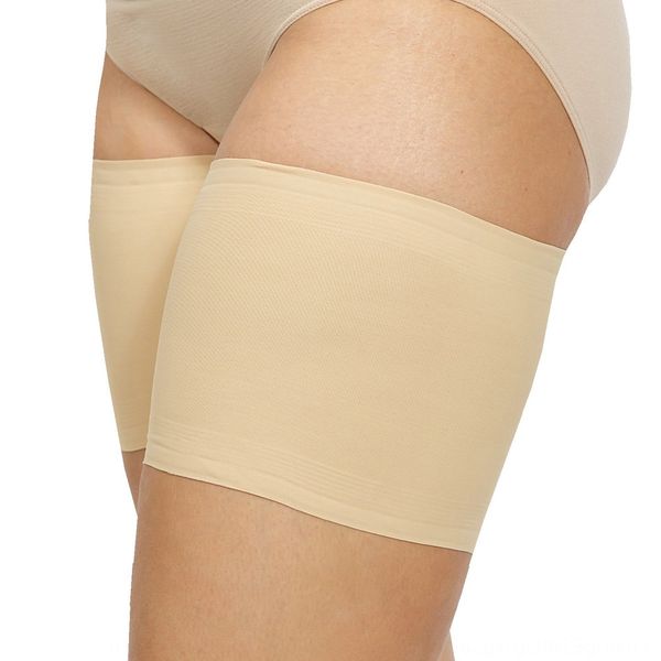 

silicone anti-slip women's socks sports elastic solid color thigh cover silica gel silica gel anti-friction leg belt, Pink;yellow