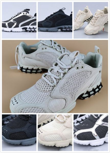 

новое прибытие stussy спиридон caged хаки black silver hococal кроссовки женщины тренеры мужчины спорт кроссовки размер 36-45