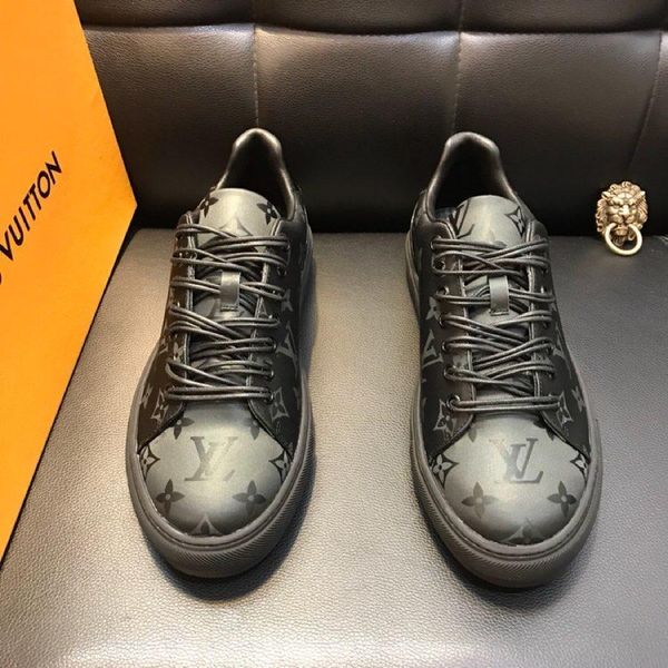 

new21 fashion casual men's shoes wild sports shoes outdoor comfortable high-end pattern men's shoes original box packaging fast de, Black