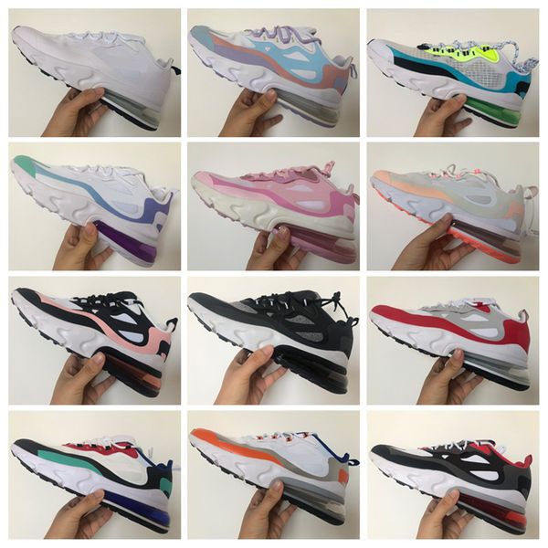 

2020 men running shoes 270 react designers rubber suede breathable women 27c 270s trainers outdoor cushion sports sneakers