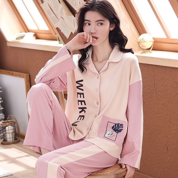 

женкие оенние пижам пижам лопка длиннми Ѭђкавами женка мода каѬдиган к, Blue;red