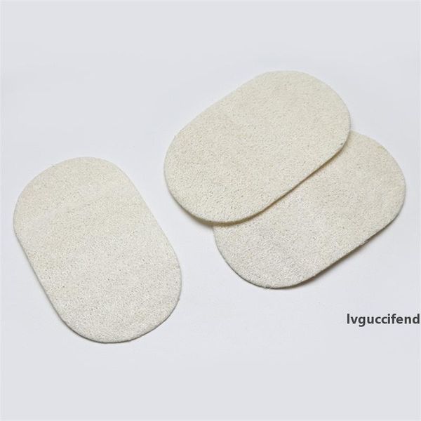 

natural loofah dishwashing brush oval eight shaped white color pot bowl kitchen clean brushes dead skin bath shower tools 1ny e1