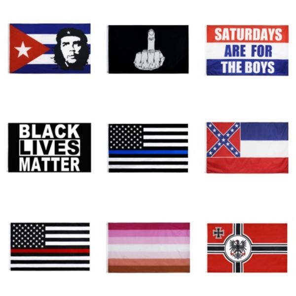

6styles black lives matter flag banner i cannot breath for parade flags outdoor party supplies 90*150cm ffa4104-1#435