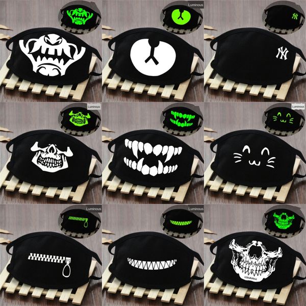 

xqeby ice silk sunscreen triangle skull scarf printing riding half face mask mask breathable bandana balaclavas multifunctional magic sku#41, Black