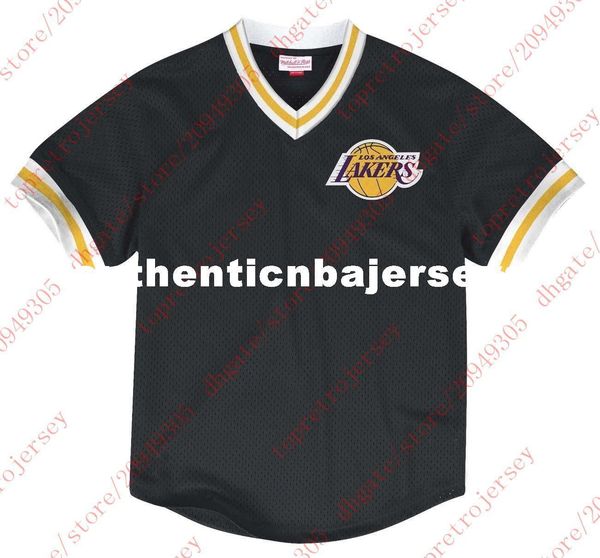 

дешевый заказ любого количества любого имя mitchell ness лучшие мужских сетки v-образный вырез джерси рубашки мужской сшитого лето tee баске, Gray