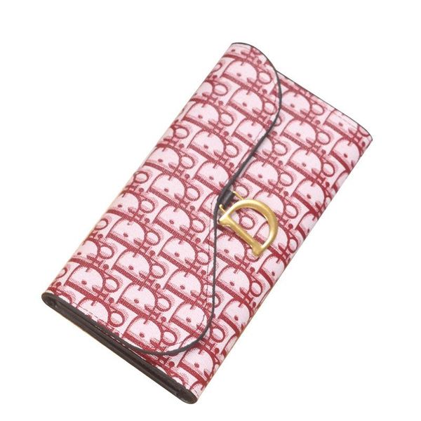 

designer wallet purse women's wallet zipper cover bag female designer wallet purse fashion card holder pocket long women bag drop shipp, Silver