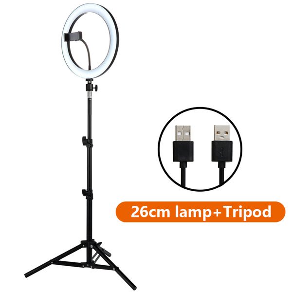 

usb plug led selfie ring light 5500k studio pgraphy p fill ring light with tripod phone holder for iphone xiaomi