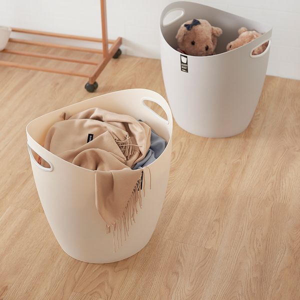 

momo life soft plastic drop-resistant laundry basket multi-function toy clothes storage basket
