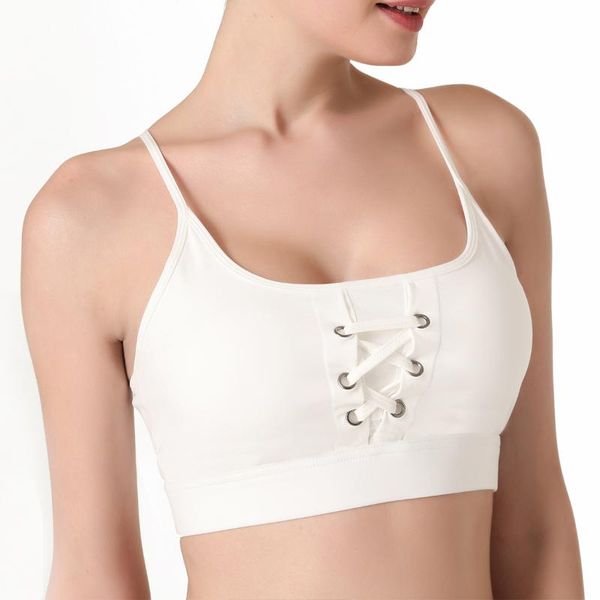 

mindstream shockproof sports underwear women workout bra breathable push up sports bra running yoga fitness anti-friction, White;black