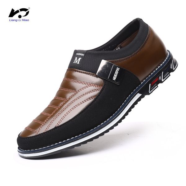 

2020 men's casual shoes mens designer shoes men men designer sneakers for mens genuine leather, Black