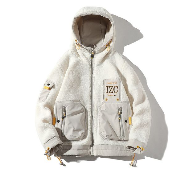 

men's trench coats 2021 winter hooded jackets men woolen lining casual thick jacket 2 colors size  to 4xl j9544-7710-a, Tan;black