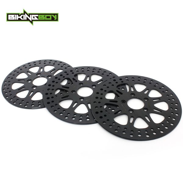 

bikingboy front rear brake disks discs rotors flhr road king fltr road glide flhx street glide flhtc electra 11 12 13