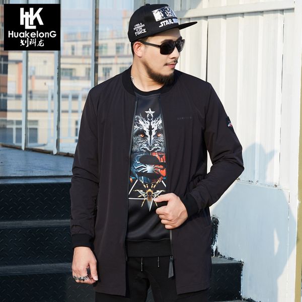 

модный бренд больших размеров мужских случайная траншеи мужской средней длина ветровка пальто плюс толстые толстая тонкий слой вокруг шеи dm, Tan;black