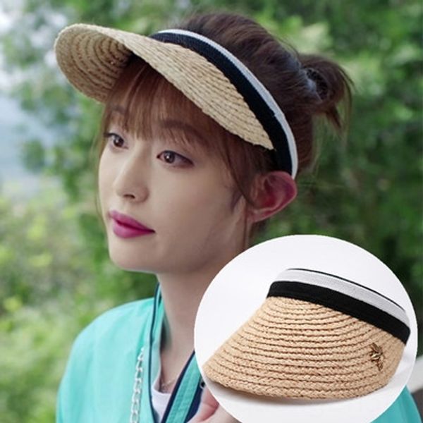 

ins straw ins sun straw hat sun hat, Blue;gray