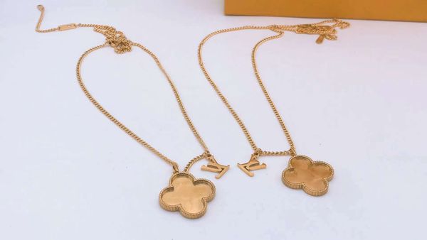 

brand necklace hao shi pendant rose gold silver necklace ladies jewelry new collar designer multi-style gift boxed